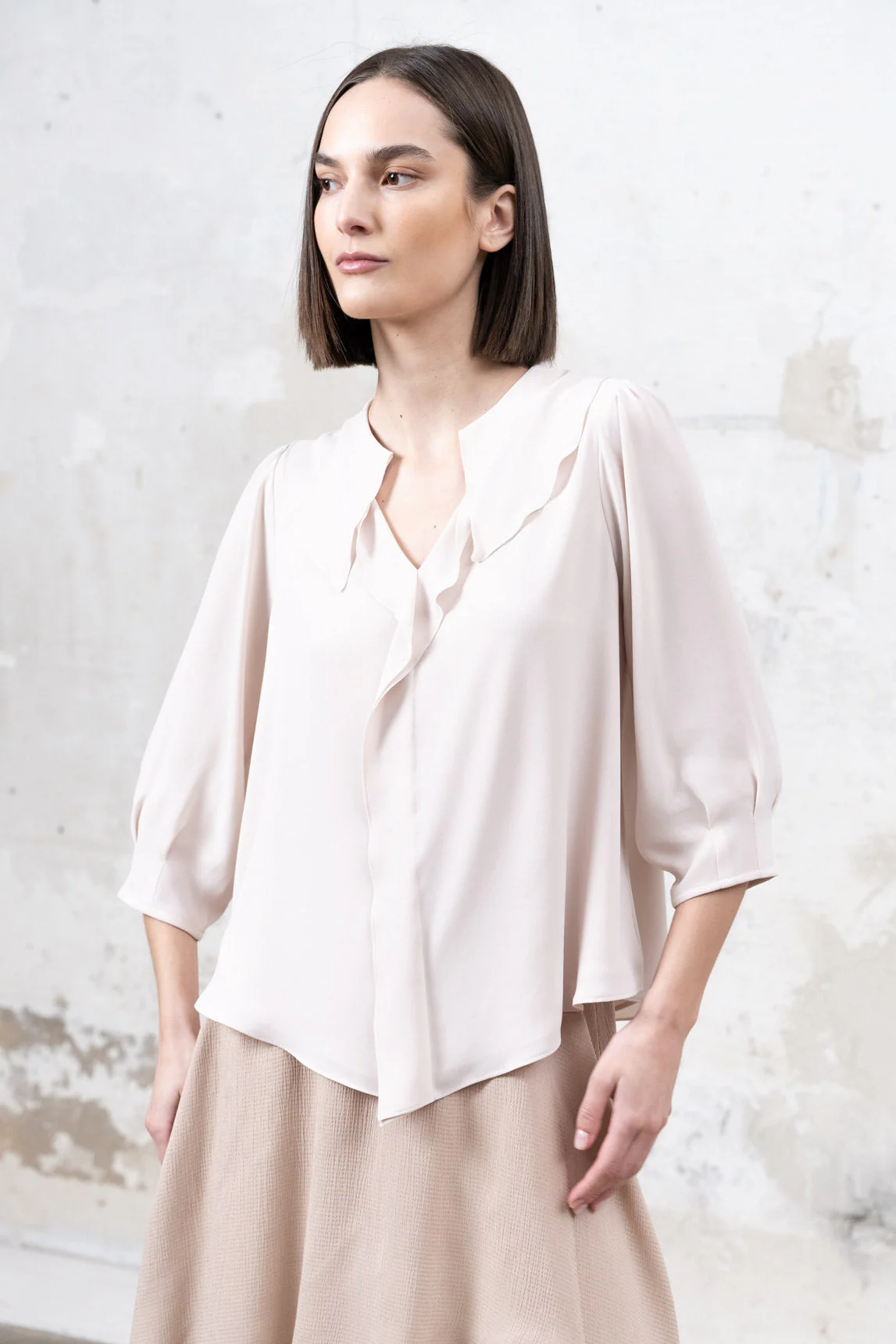 Rivera-spain Blusa Pompu nude