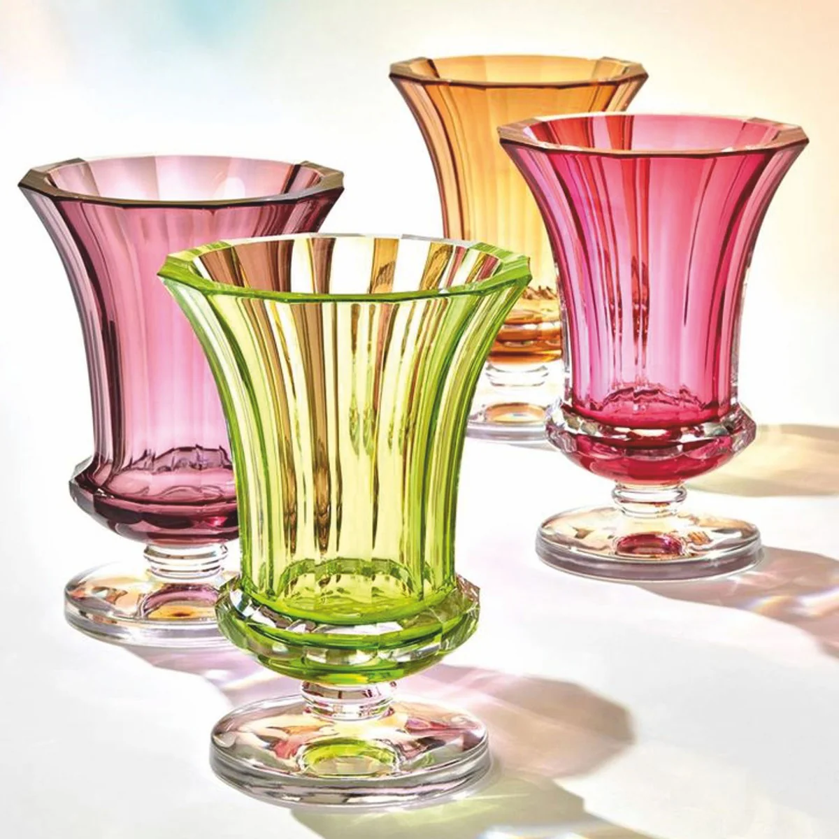 Casa Padrino jarr¨®n de cristal barroco de lujo ? 19,7 x A. 25 cm - Soplado a mano