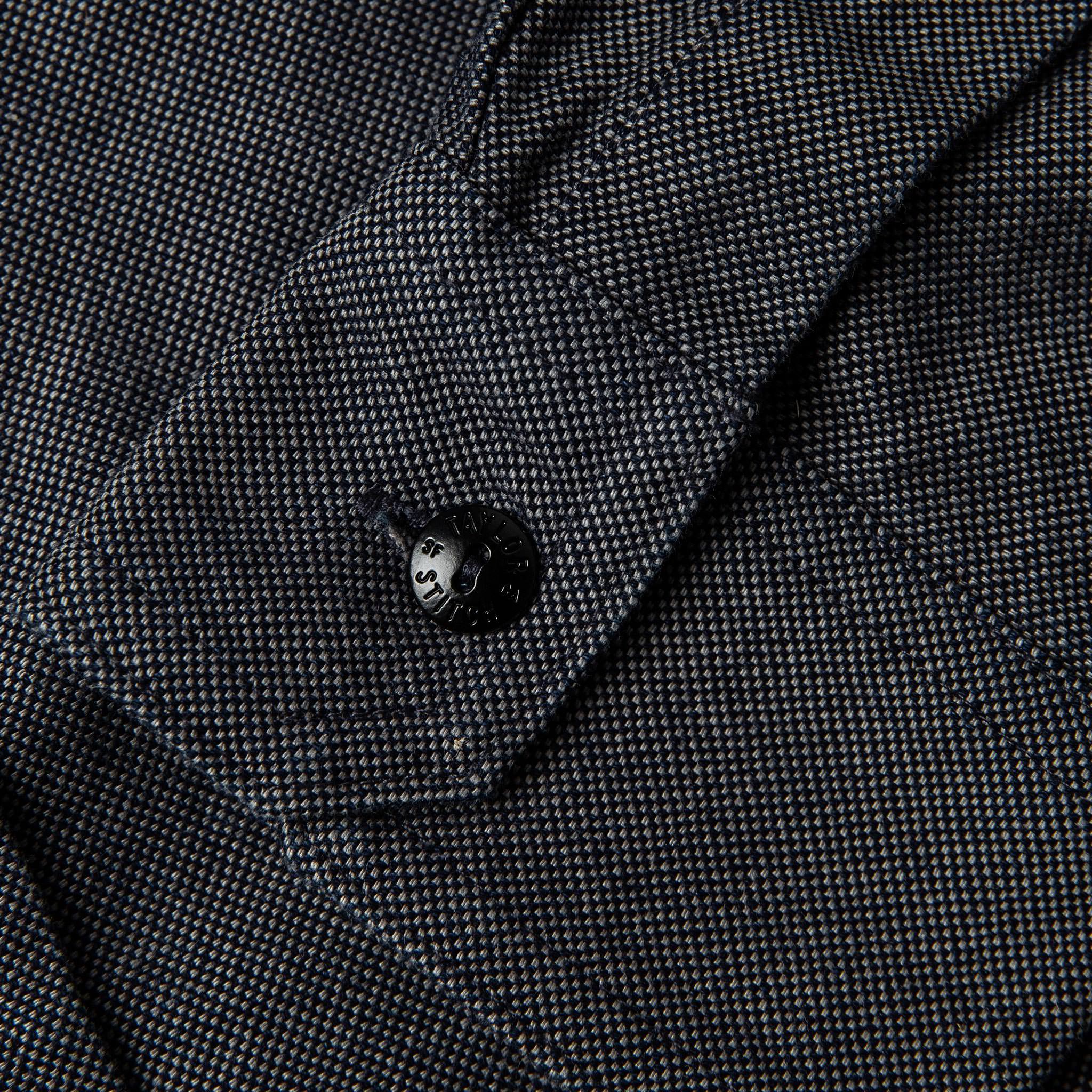 The Utility Shirt in Indigo Crosshatch