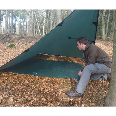 DD Hammocks Magic Carpet XL verde oliva - Suelo de bushcraft y camping