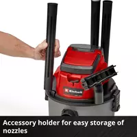 Cordl. Wet/Dry Vacuum Cleaner TC-VC 18/15 Li-Solo