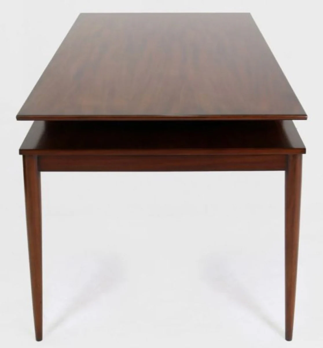 Casa Padrino escritorio Art Deco de lujo con caj¨®n marr¨®n 154 x 80 x A. 78 cm - Mesa de oficina de madera maciza - Muebles de oficina - Calidad de Lujo