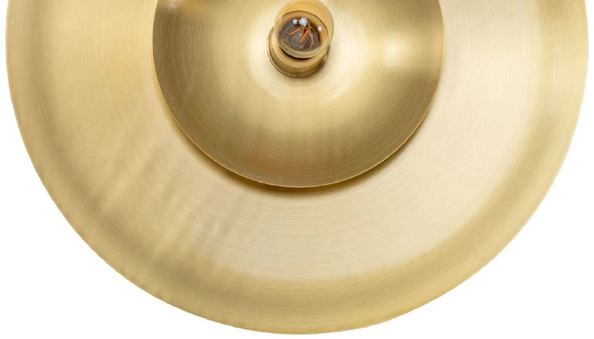 Casa Padrino lámpara de pared de lujo Ø 60 cm - Lámpara de pared redonda de latón - Lámpara de Pared para Hotel y Restaurante - Calidad de Lujo