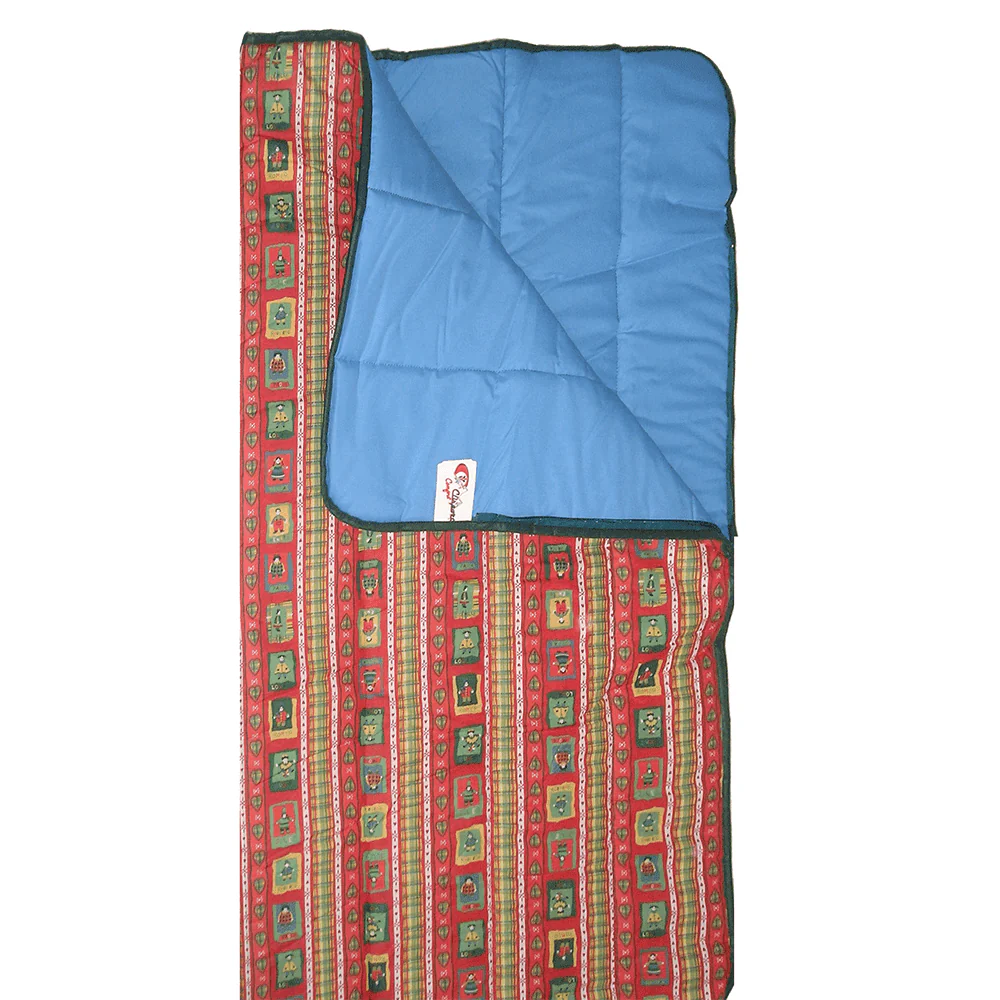 Saco de dormir estampado Clisport Rayas Rojas