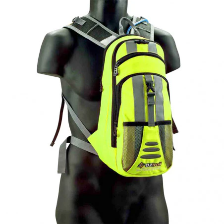 Mochila de hidratación OZtrail BLUE TONGUE HI-VIZ 17L – amarillo fluor