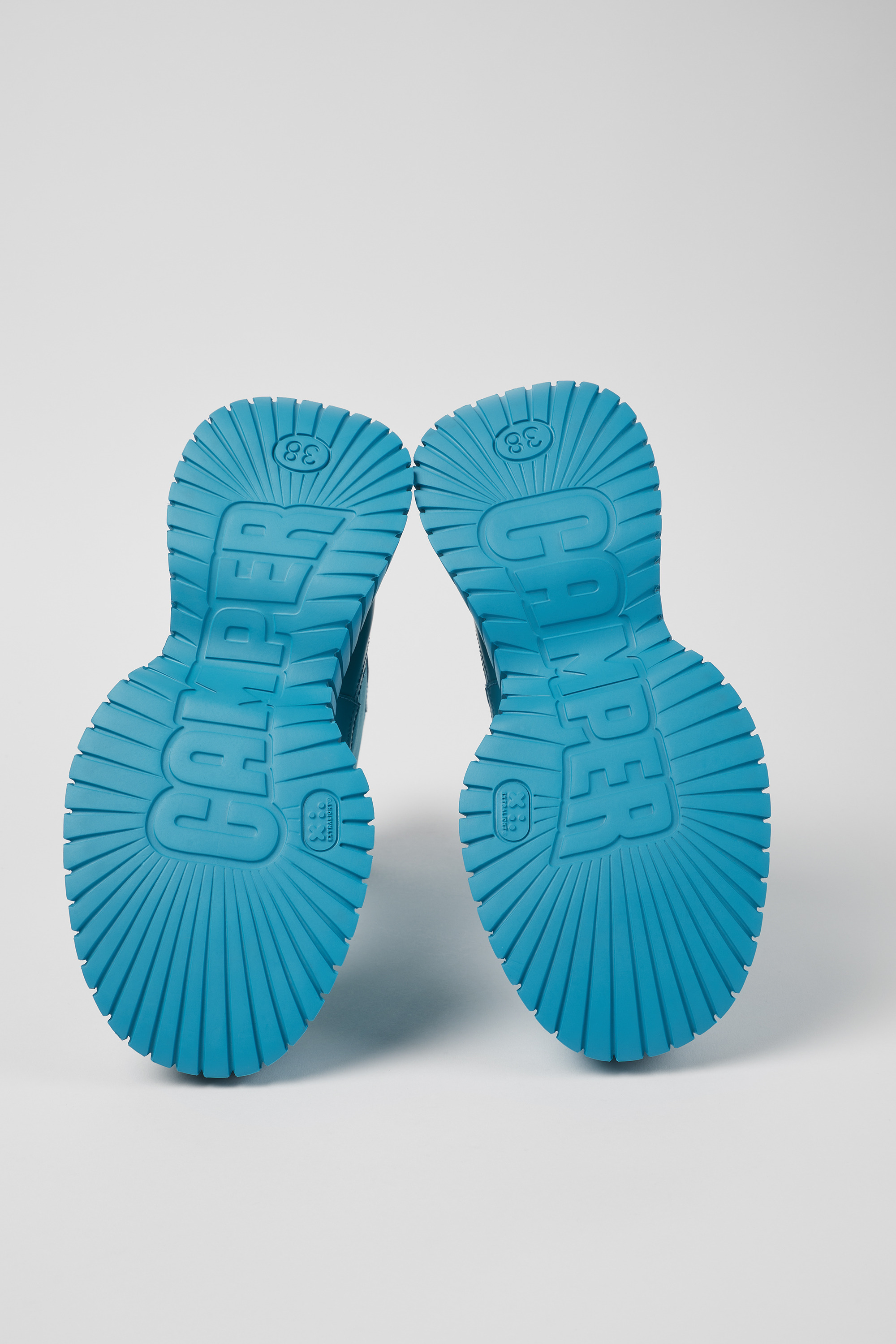 BCN - Blue leather boots for women