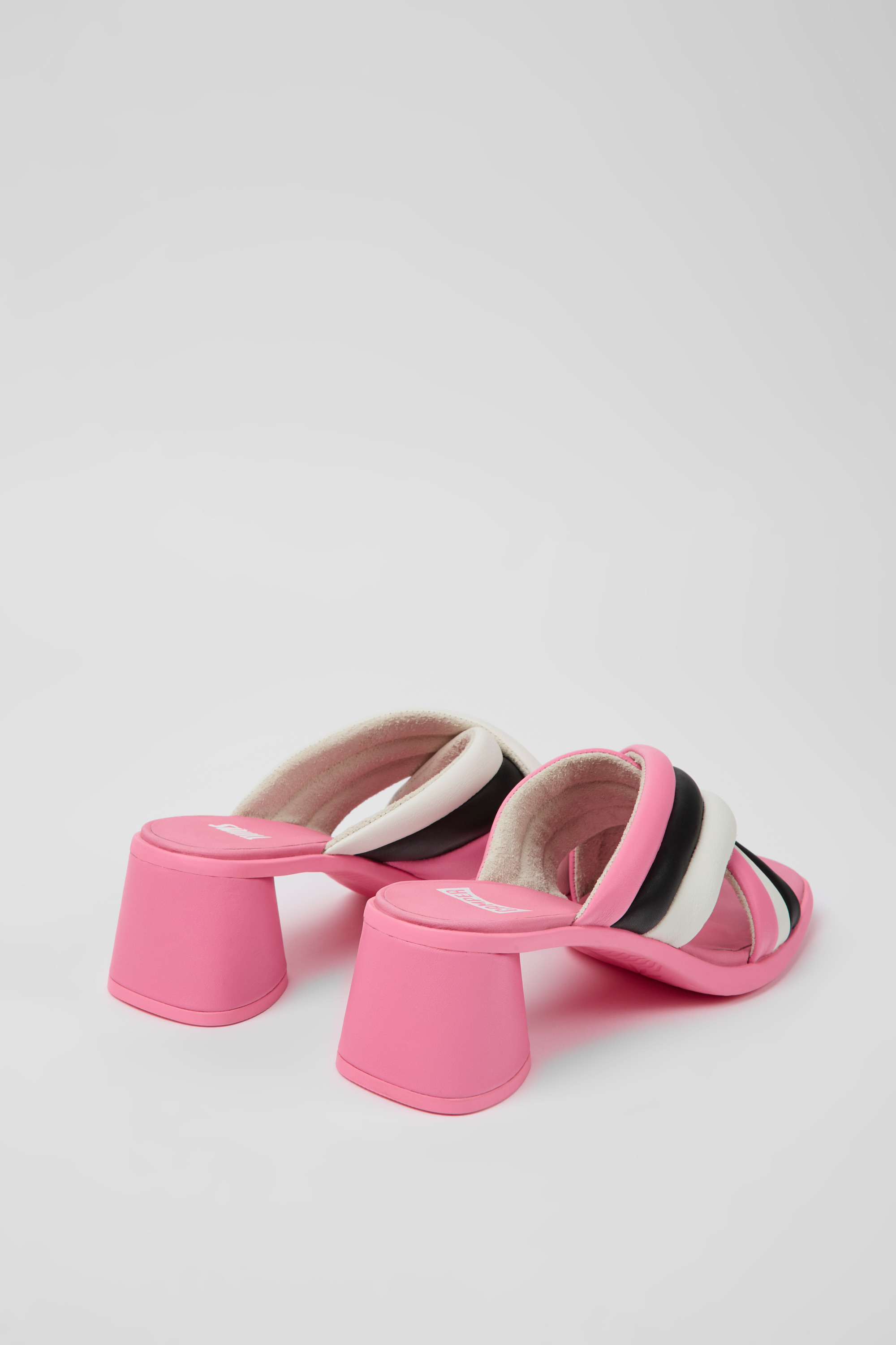 Twins - Multicolored leather sandals for women