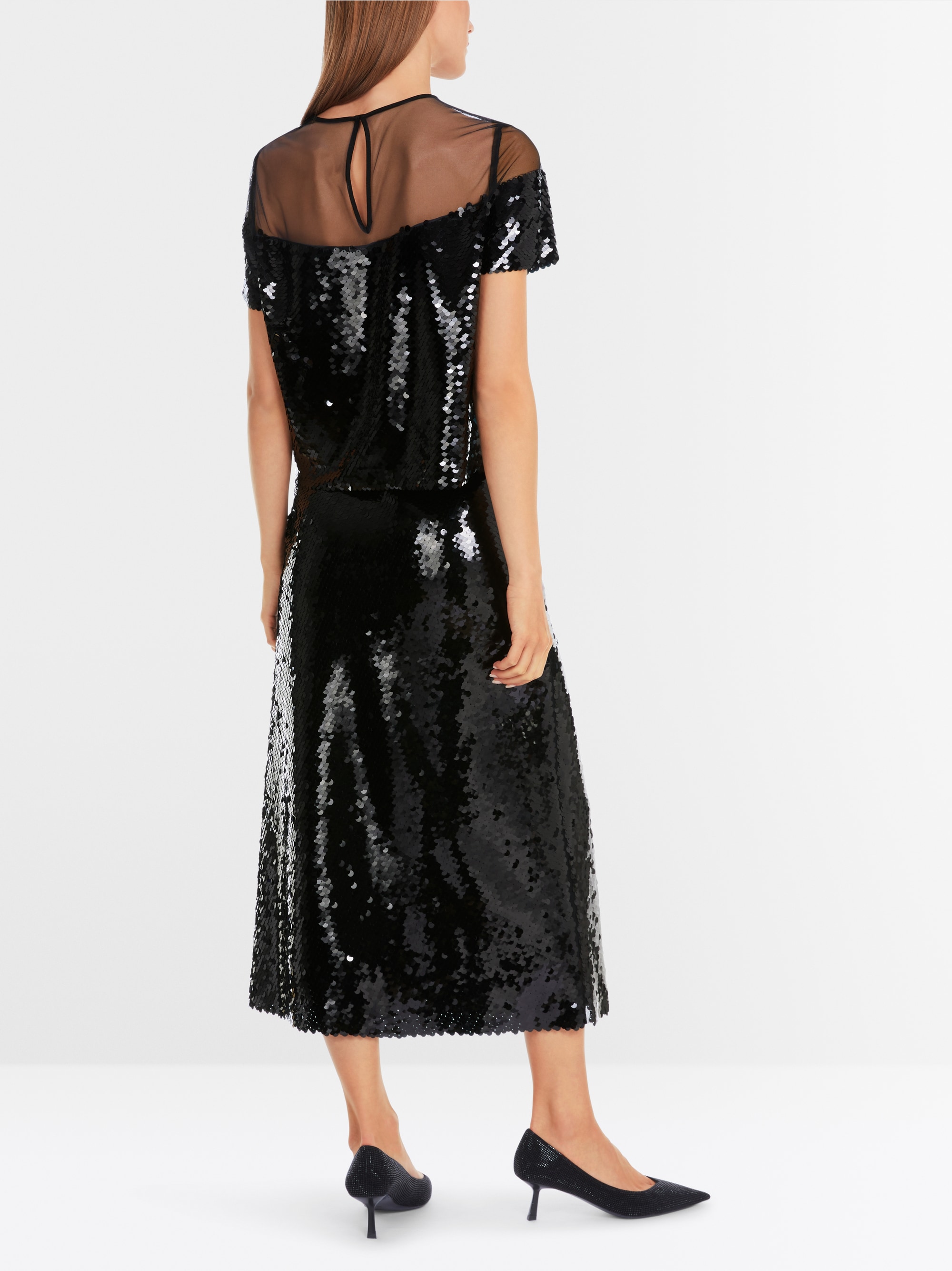 Marc-Cain Shiny blouse with sequins