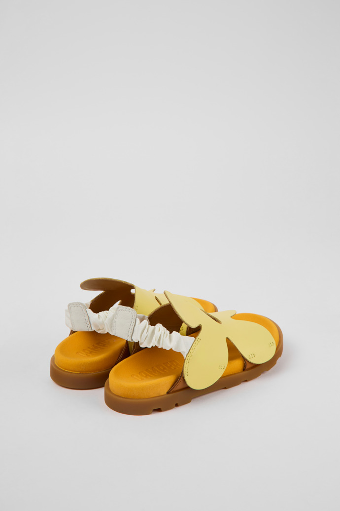 Brutus Sandal Yellow and brown leather sandals for boys