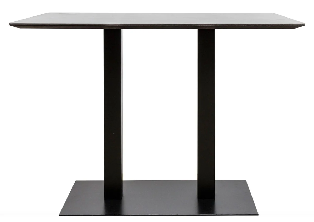 Casa Padrino mesa de bar de lujo con mesa revestida de mineral 110 x 70 x H. 100 cm - Colección de Lujo