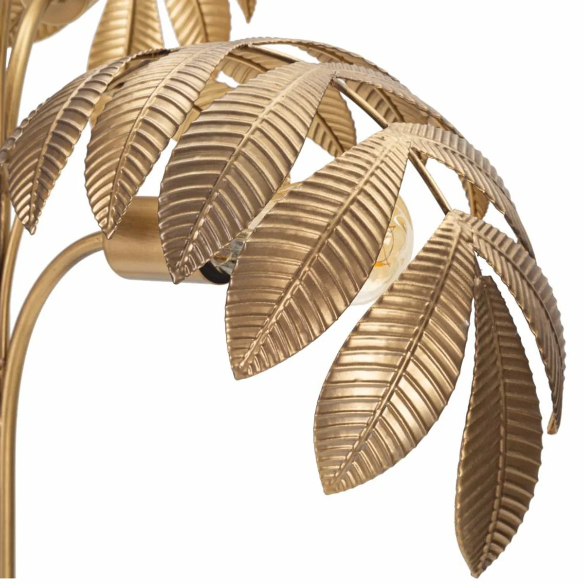 Casa Padrino l¨¢mpara de mesa de metal de lujo lat¨®n A. 81 cm - Luces de lujo