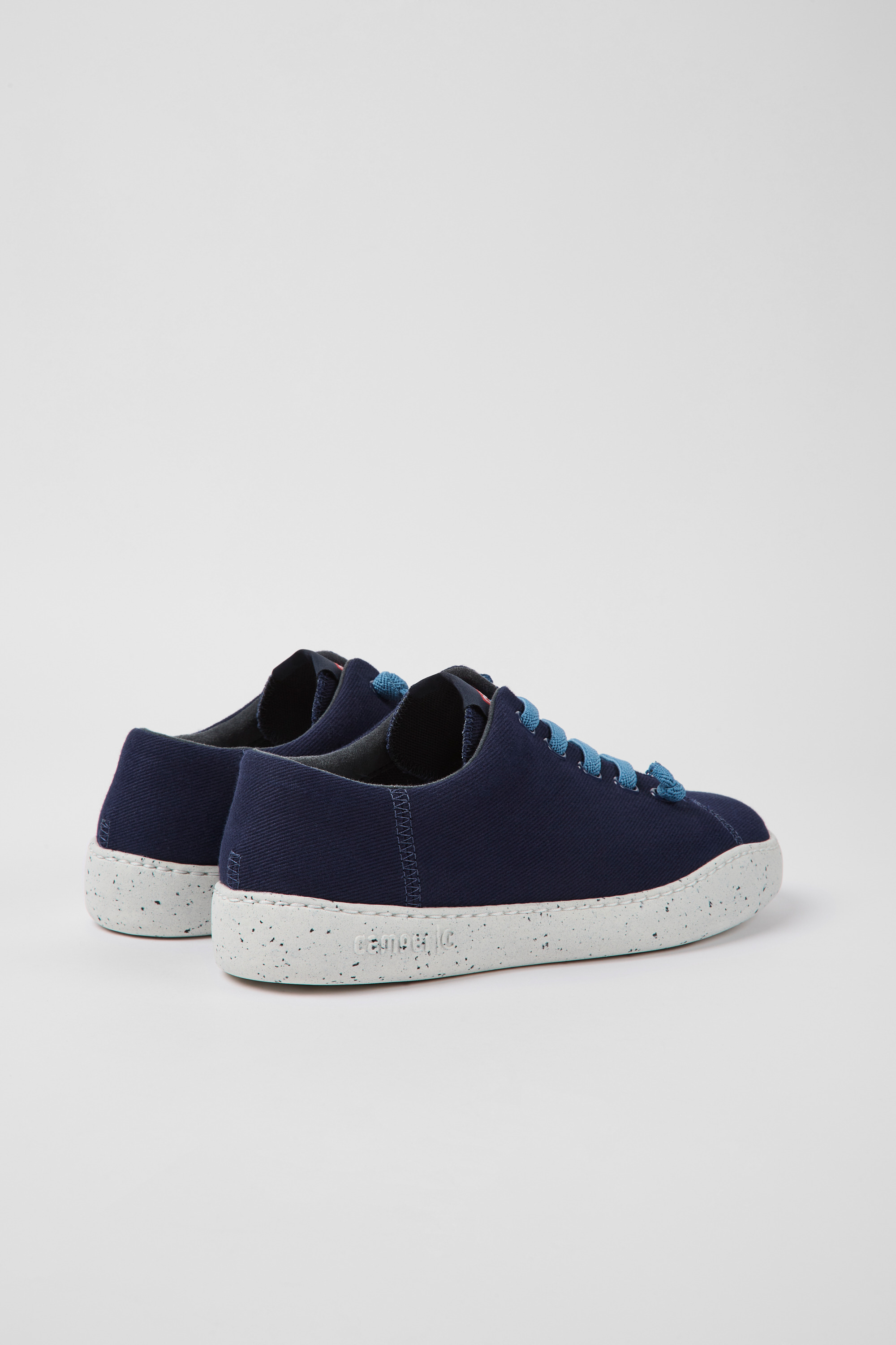 Peu Touring - Blue textile sneakers for women