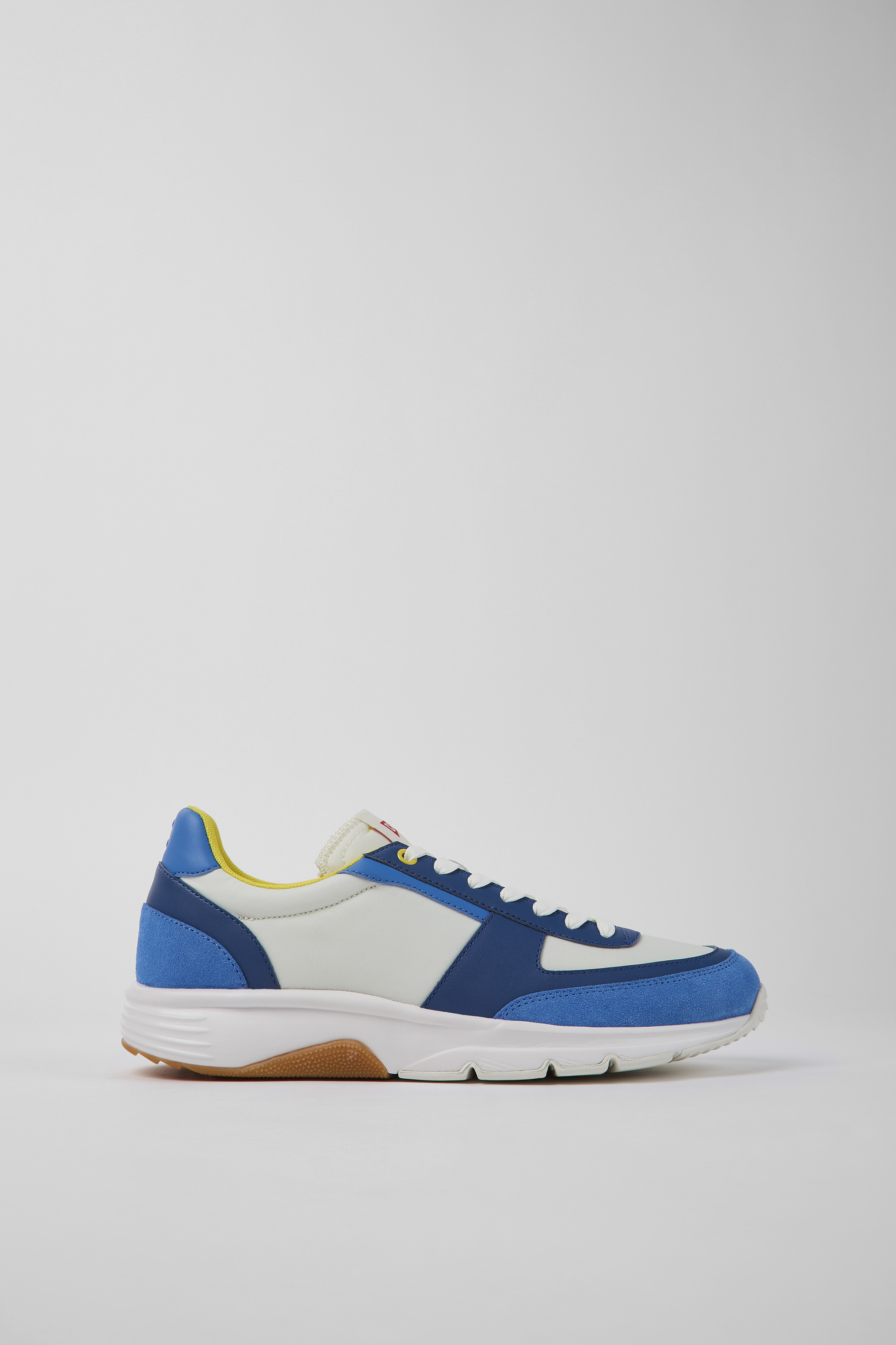 Drift - Blue and white recycled polyester sneakers for men