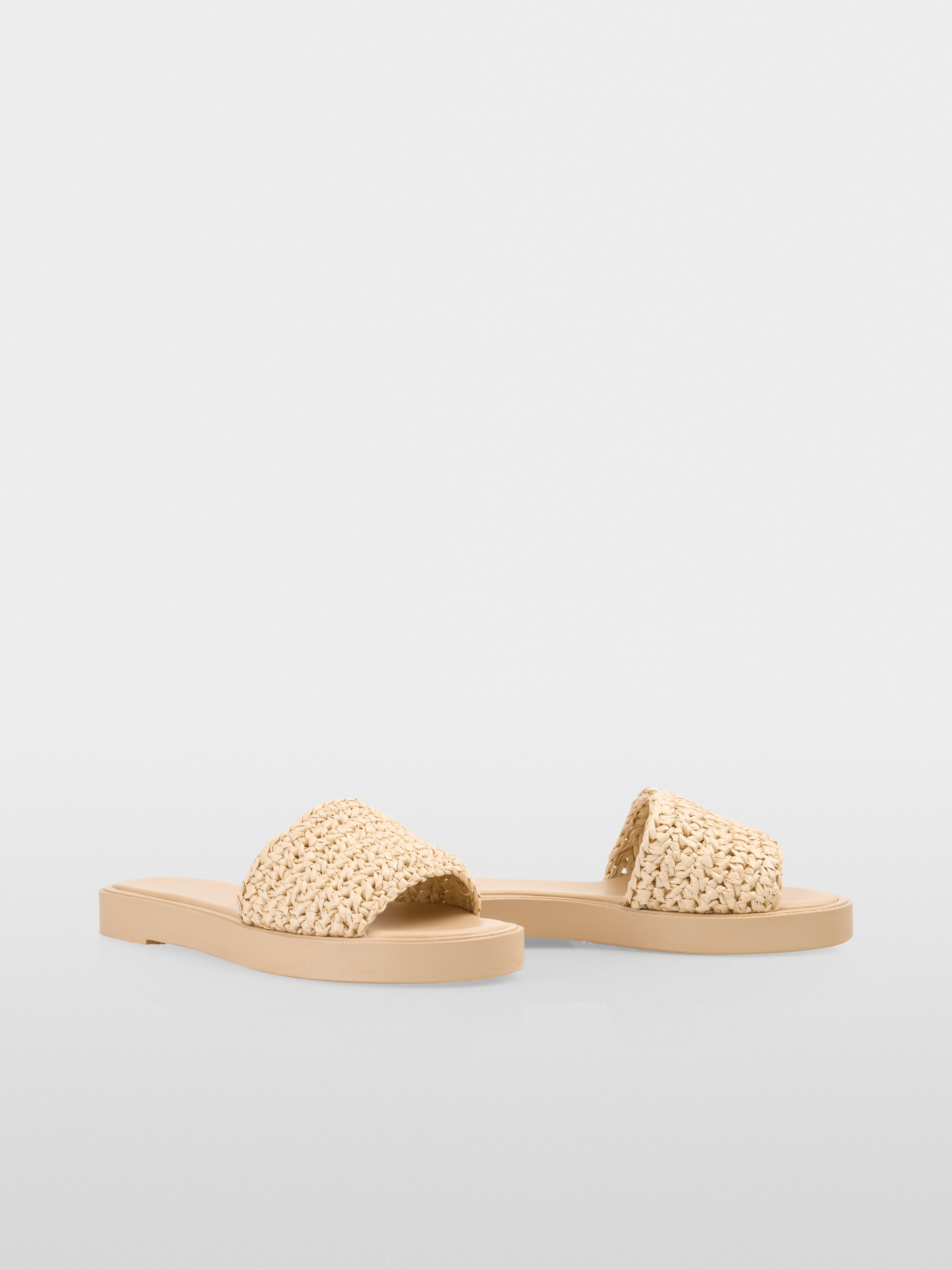 Marc-Cain Mules made from raffia