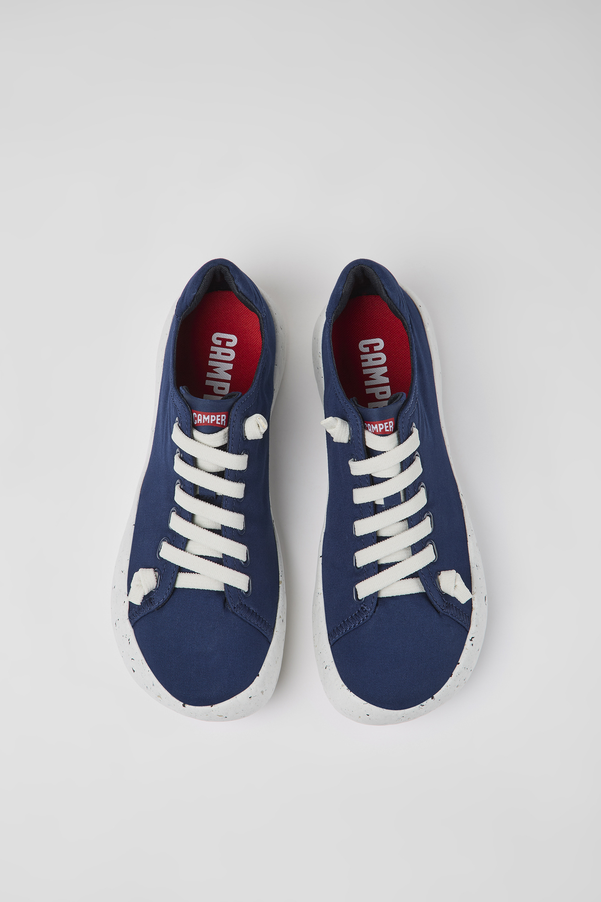 Peu Stadium - Blue textile sneakers for men