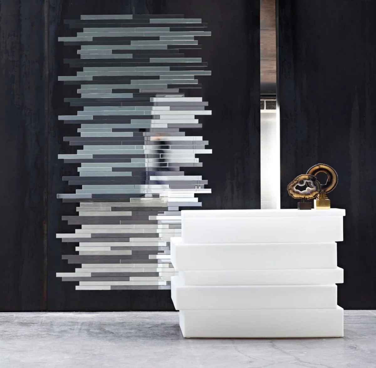 Casa Padrino espejo de pared / espejo de pared dise?o 41 x H. 160 cm - Colecci¨®n de Dise?o