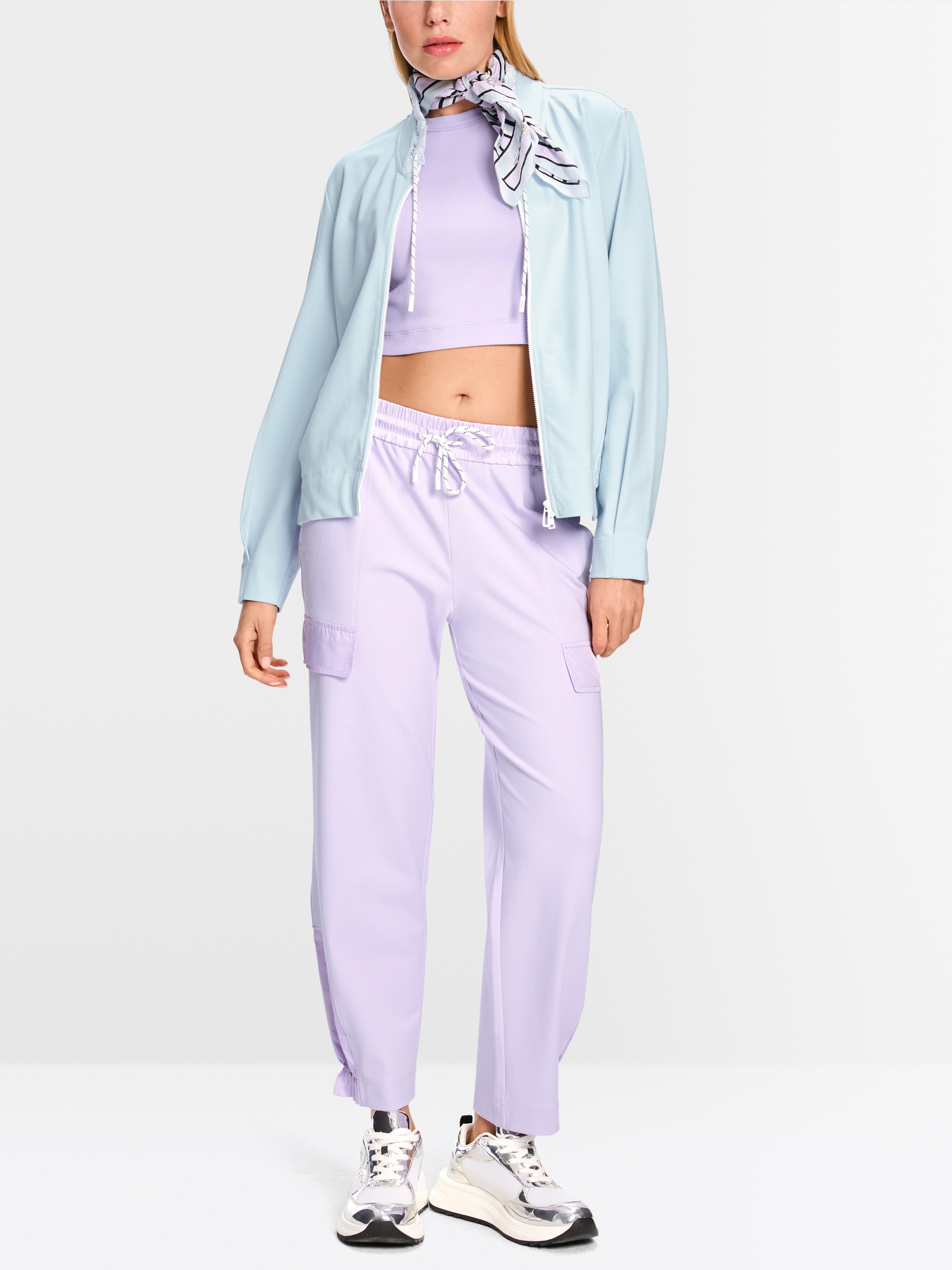 Marc-Cain Jacket with frill effect