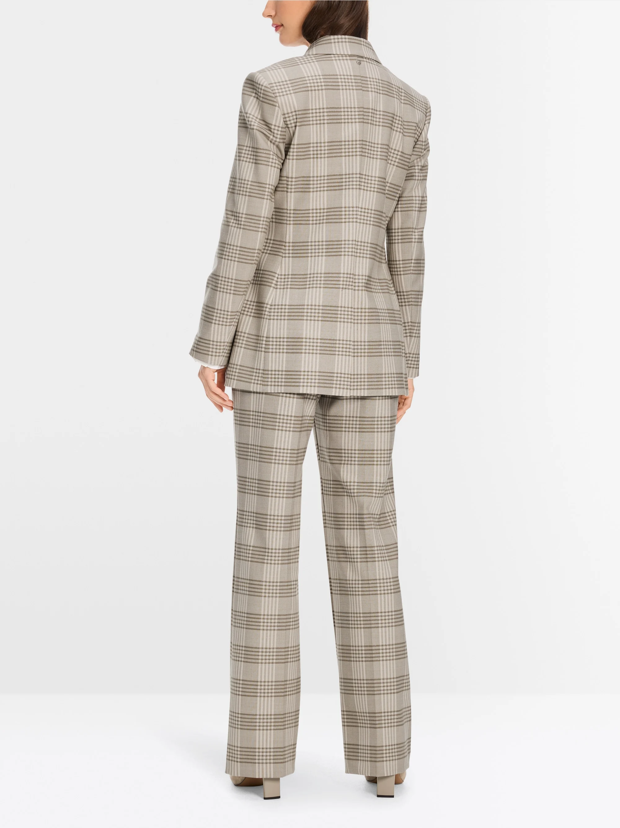 Marc-Cain Blazer in shimmering plaid pattern