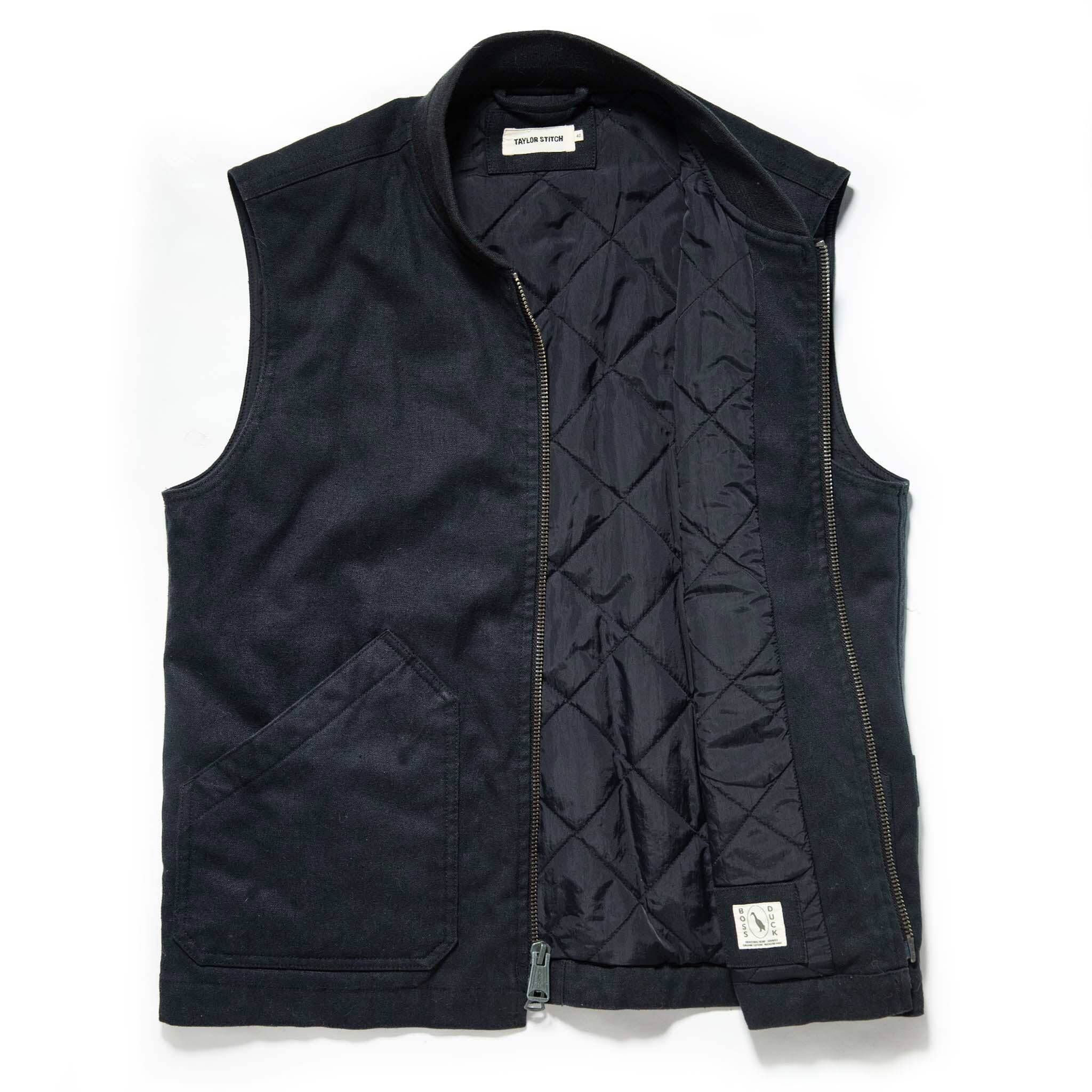 The Workhorse Vest in Coal Boss Duck