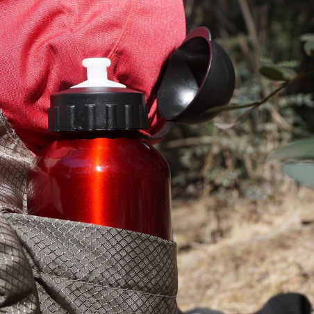 Hosa Aluminio Bike 500 ml roja - Botella cantimplora de ciclismo