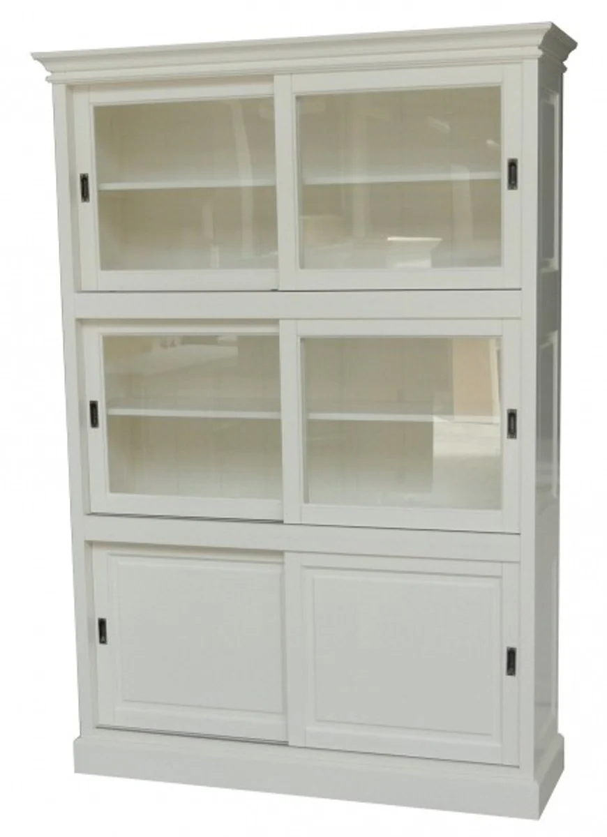 Big Shabby Chic cottage style cabinet with 3 doors - buffet cabinet - cabinet room - sliding closet