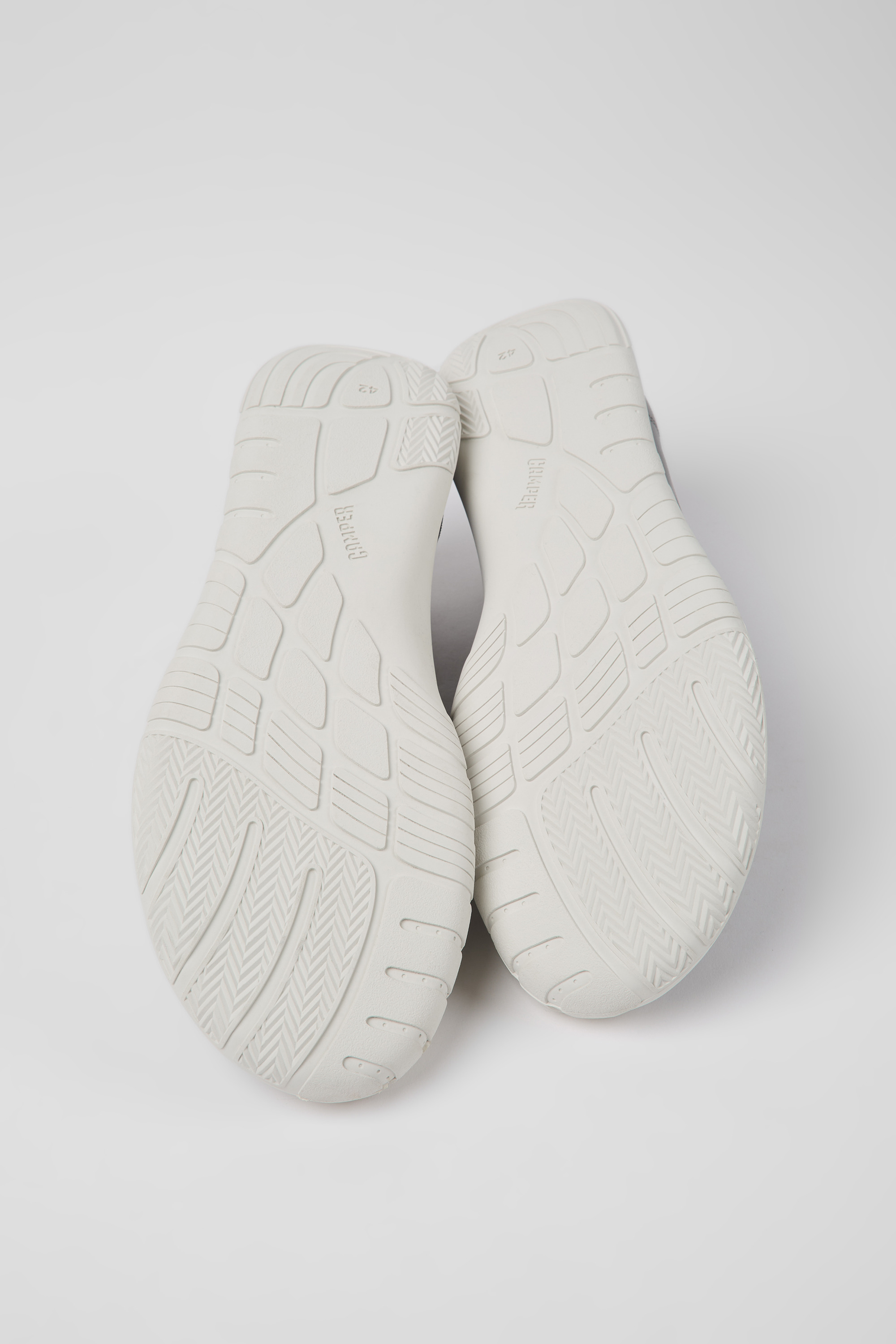 Path - Gray textile sneakers for men