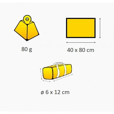 Toalla microfibra de manos OZtrail PERSONAL TOWEL 40 X 80 CM