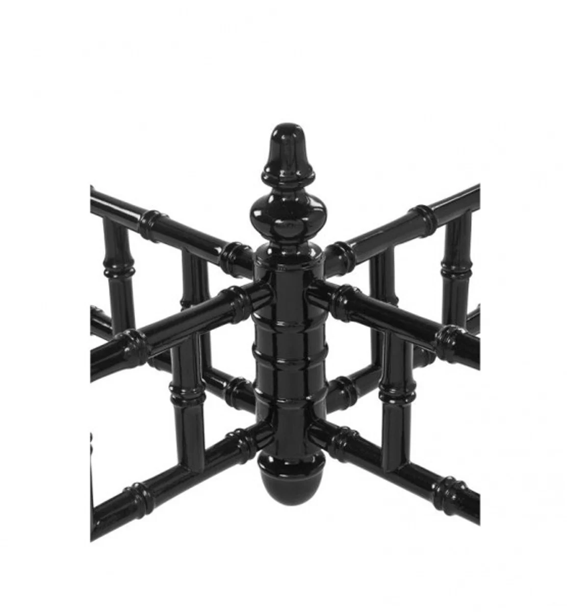 Casa Padrino luxury art deco designer mahogany side table black - Luxury Quality