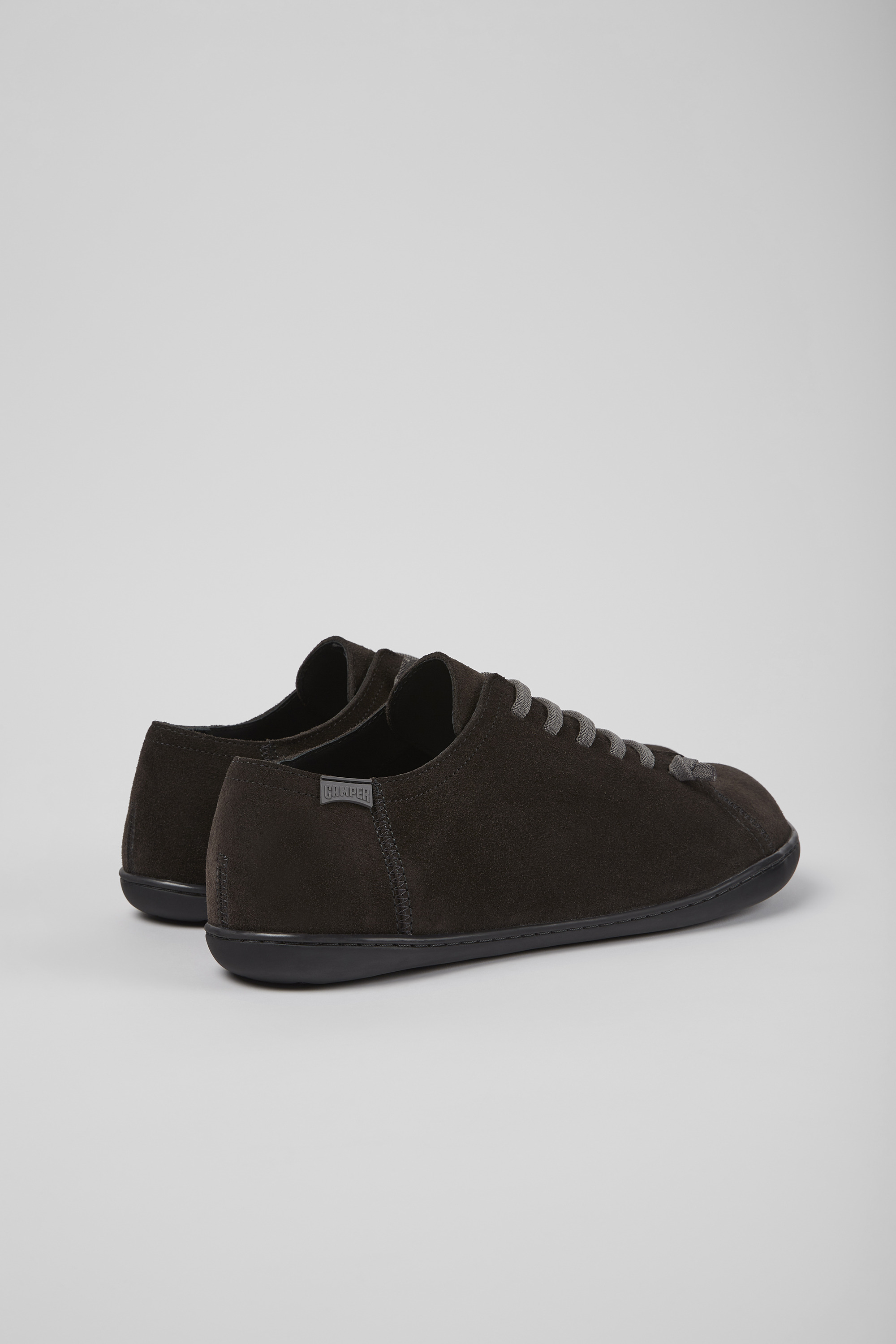 Peu - Gray nubuck shoes for men