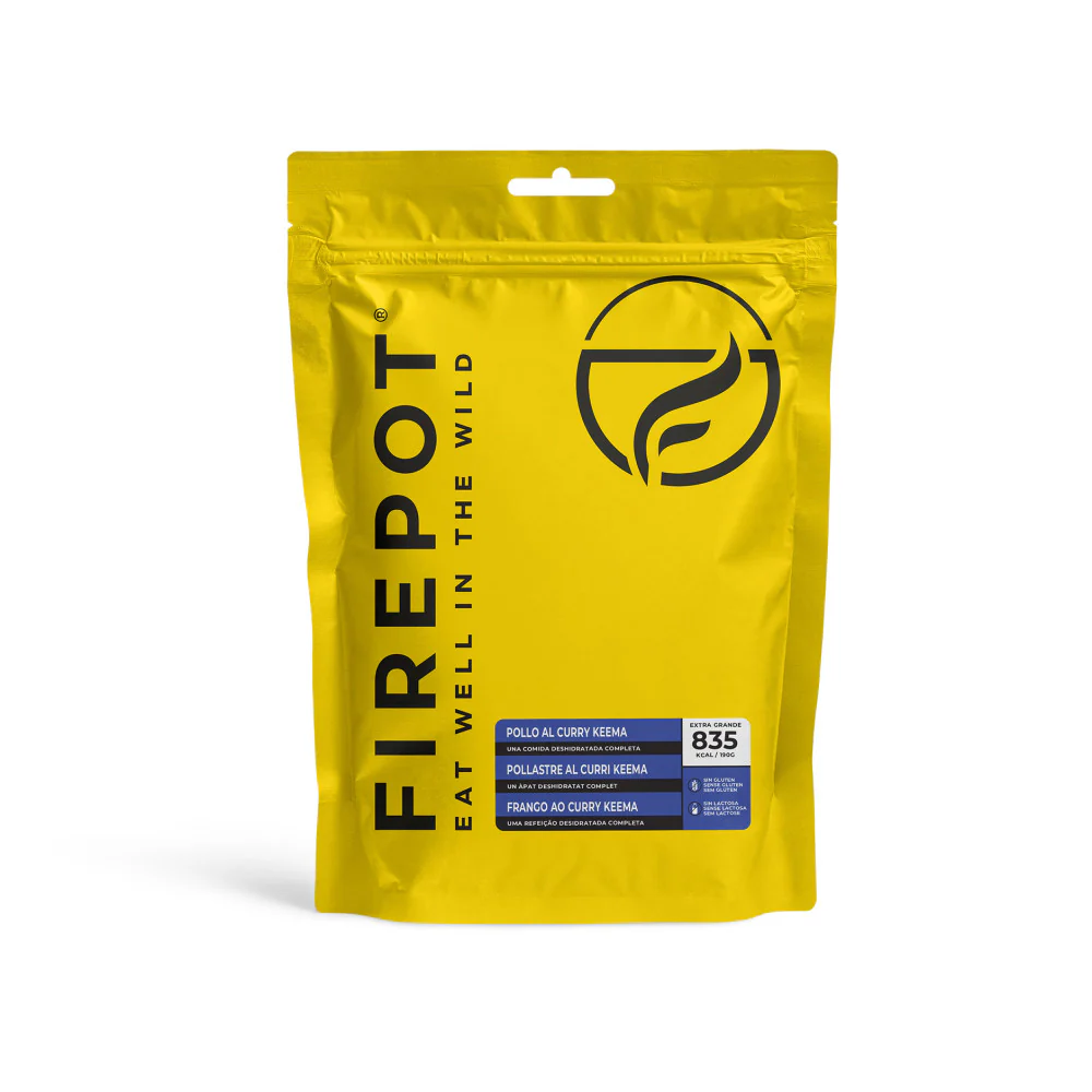 Ración Pollo al curry Keema Firepot - Comida deshidratada