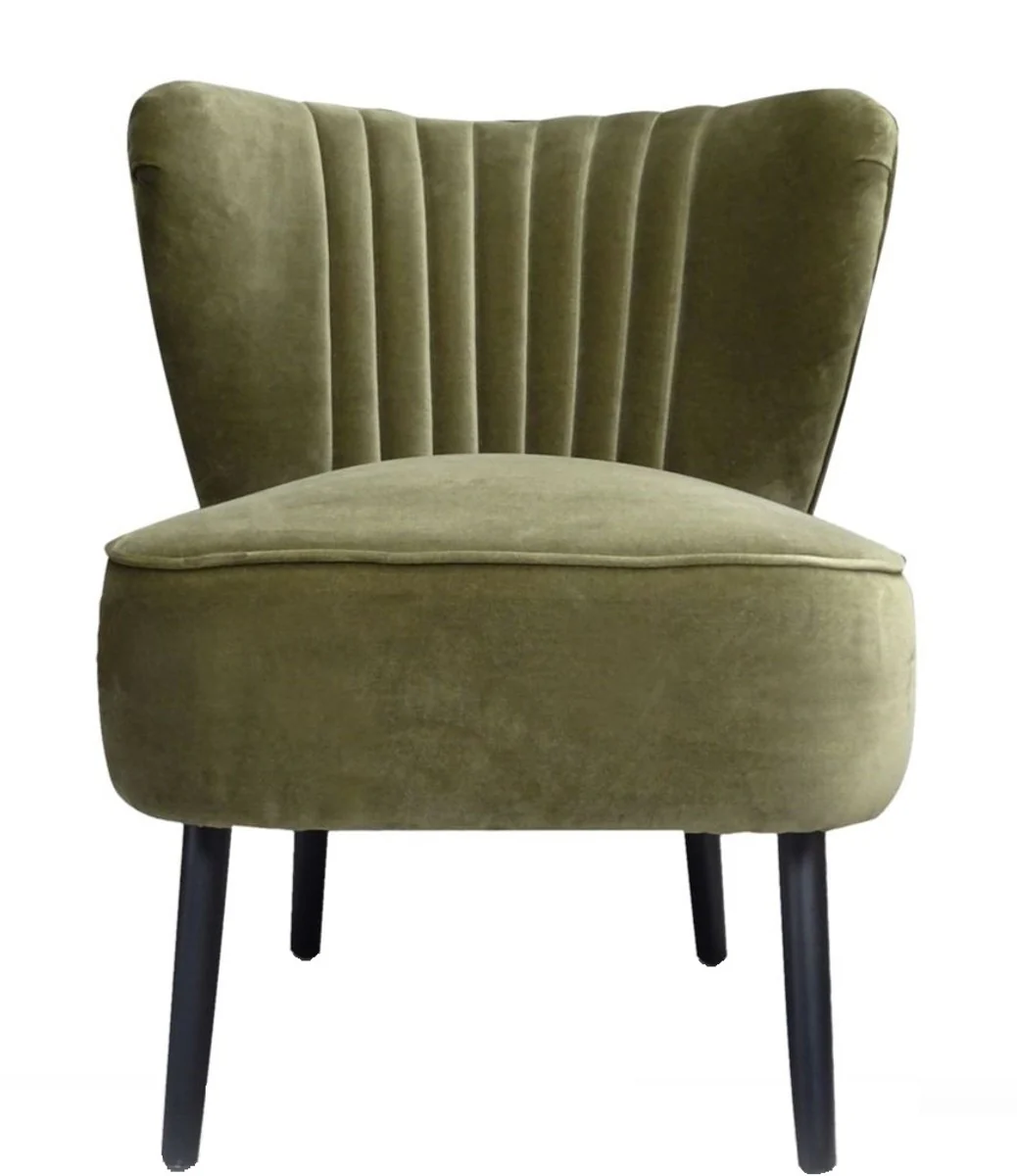 Casa Padrino sillón de salón de lujo verde 61 x 70 x H. 73 cm - Muebles de Diseño