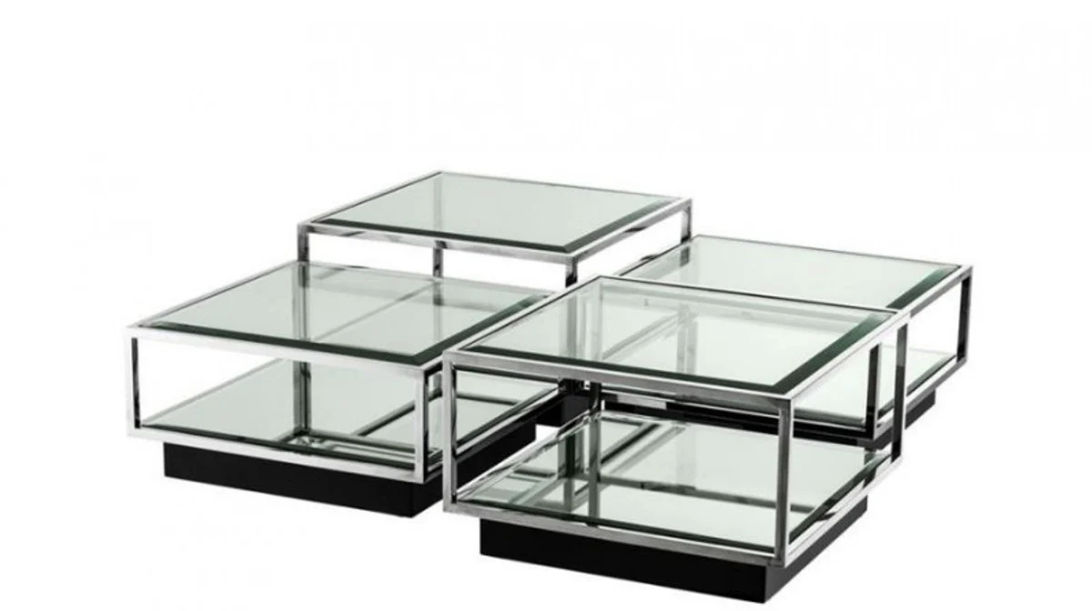 Casa Padrino art deco luxury coffee table set of 4 - Living Room Coffee Table