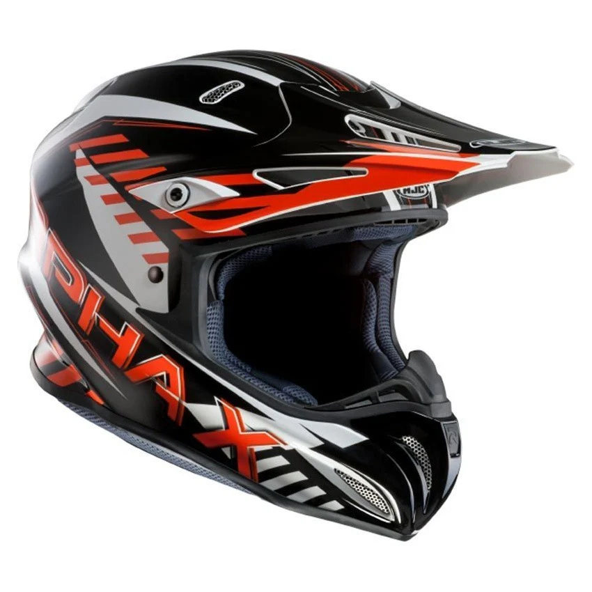 CASCO CROSS / ENDURO HJC RPHA X SCHUMA NEGRO / NARANJA