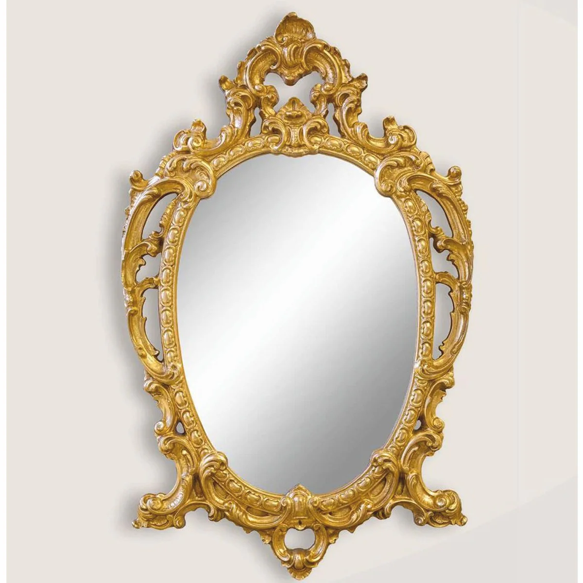 Casa Padrino espejo barroco de lujo oro Al. 104 cm - Muebles barrocos - Hecho en Italia