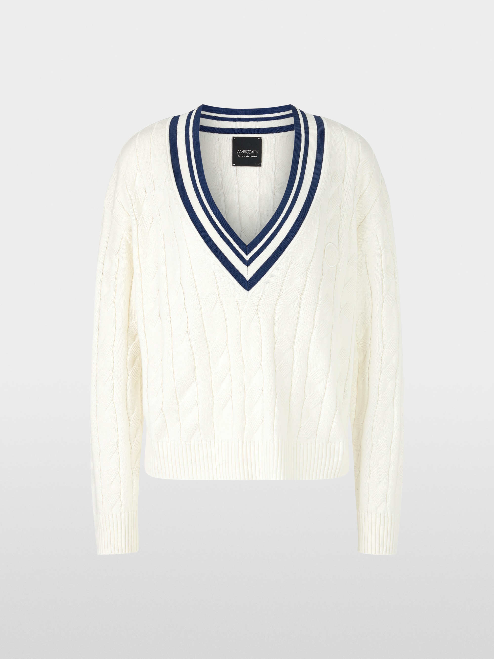 Marc-Cain Jumper with cable pattern