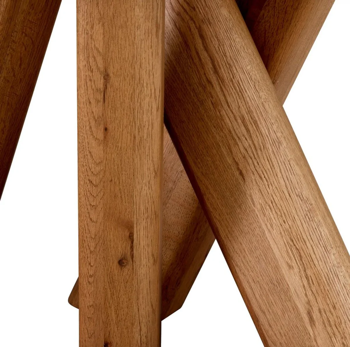 Casa Padrino mesa auxiliar de lujo de madera maciza marr¨®n 65 x 50 x A. 49,5 cm - Mesa auxiliar de madera de roble - Muebles de sal¨®n - Muebles de lujo - Calidad de lujo