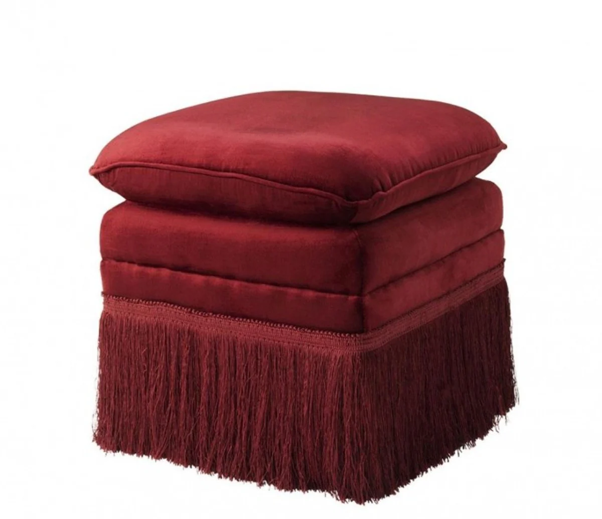 Casa Padrino luxury stool red - Hotel Stool Furniture