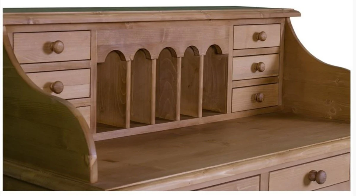 Casa Padrino Escritorio en estilo casa de campo en marrón 109 x 60 x H. 110 cm - colección de estilo casa de campo