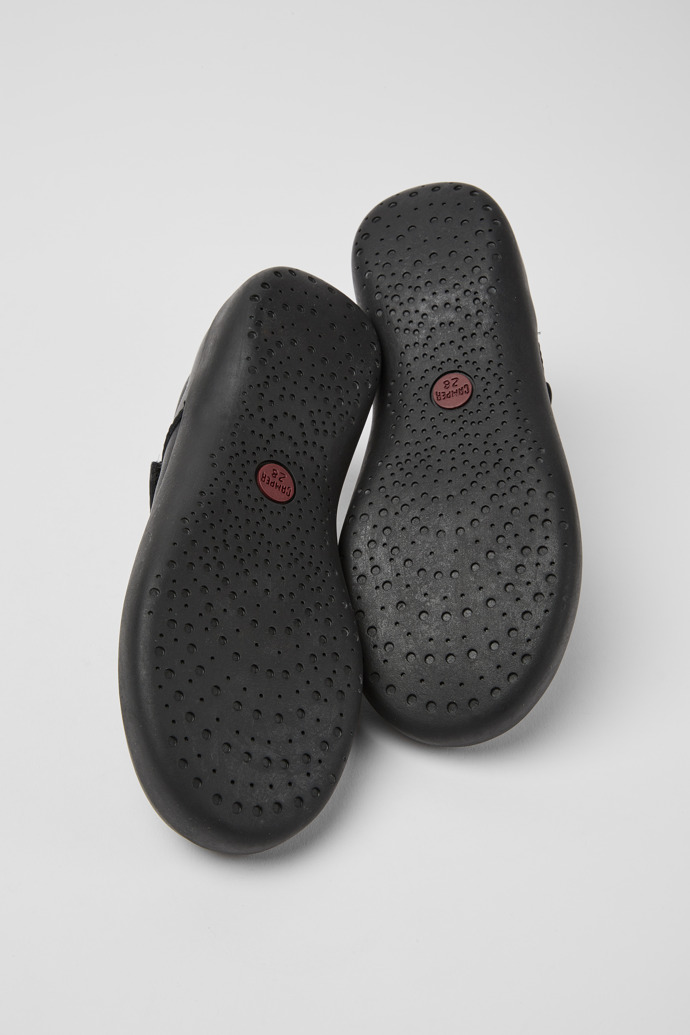 Spiral Comet Black leather shoes