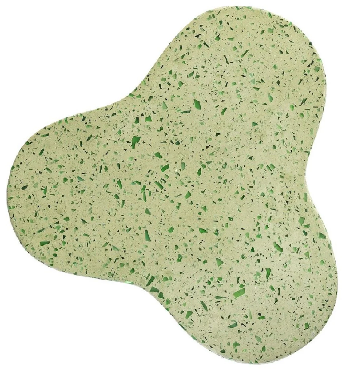 Casa Padrino mesa auxiliar / taburete de piedra natural de terrazo de lujo verde 41,5 x 41,5 x A. 45 cm - Muebles de sal¨®n - Muebles de hotel - Muebles de piedra natural - Muebles de lujo