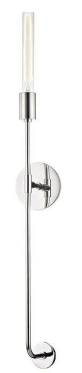 Casa Padrino lámpara de pared plata 12,1 x 9,5 x H. 88,9 cm - Lámpara de Salón Decorada