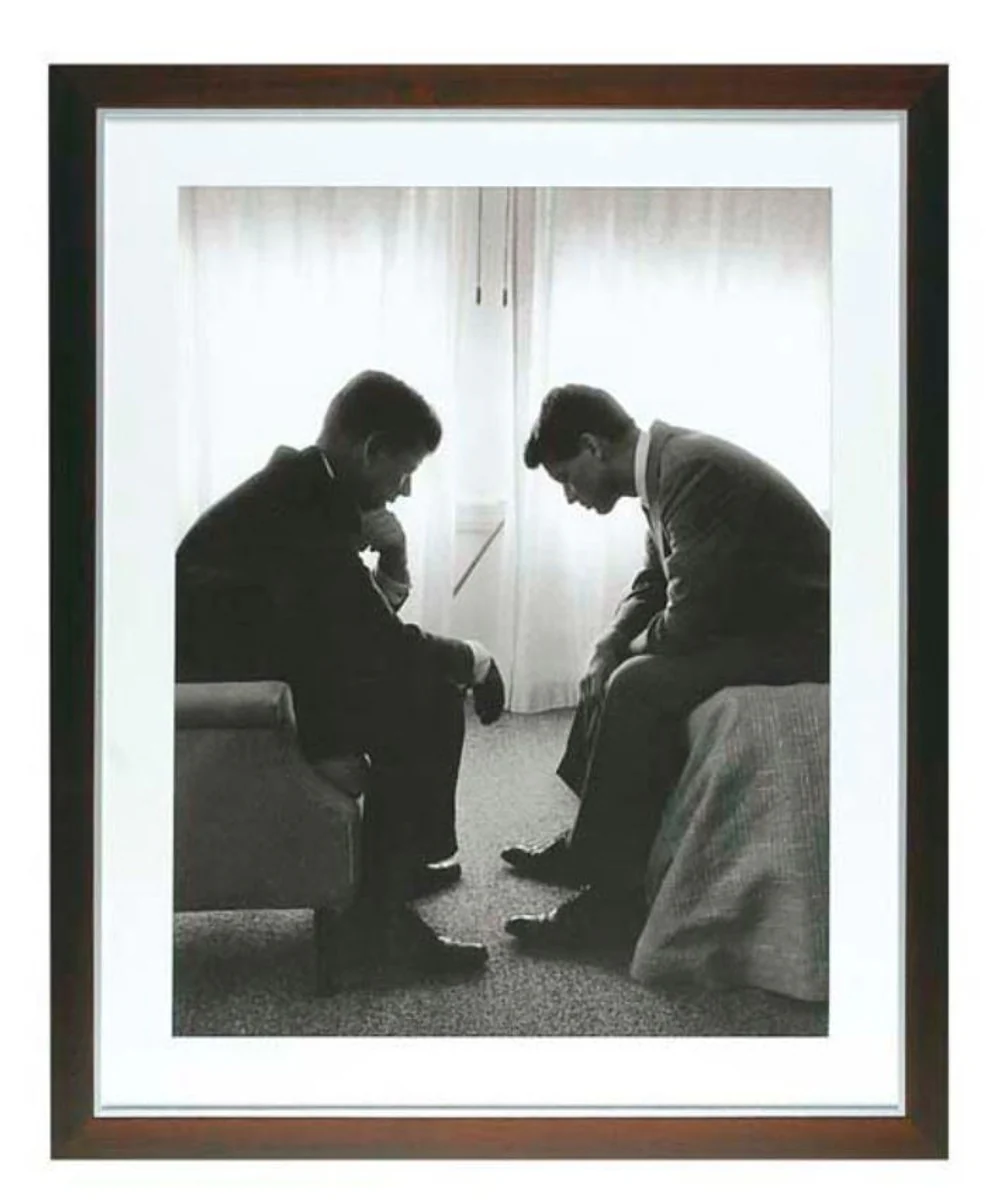 Casa Padrino Imprimir John & Robert Kennedy 78 x H. 92 cm - Imagen de lujo