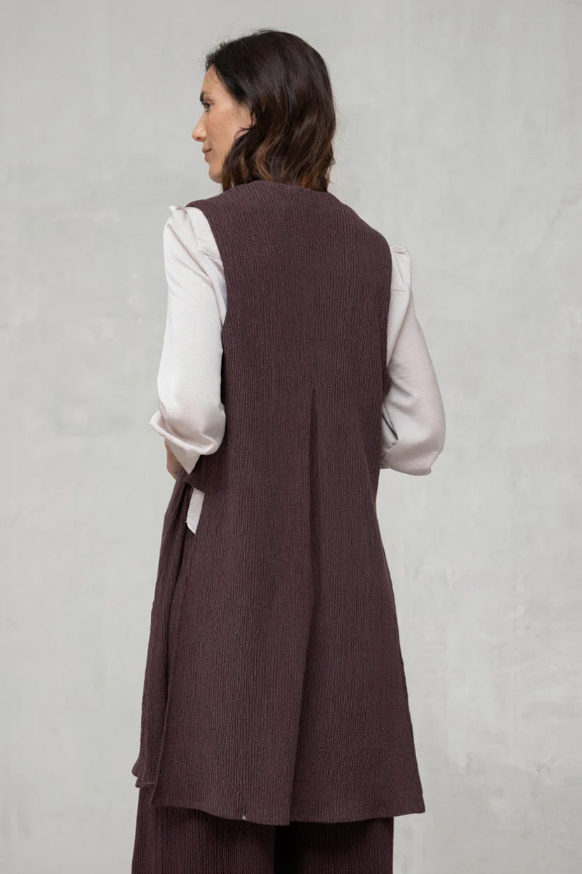 Rivera-spain Chaleco Siena burdeos