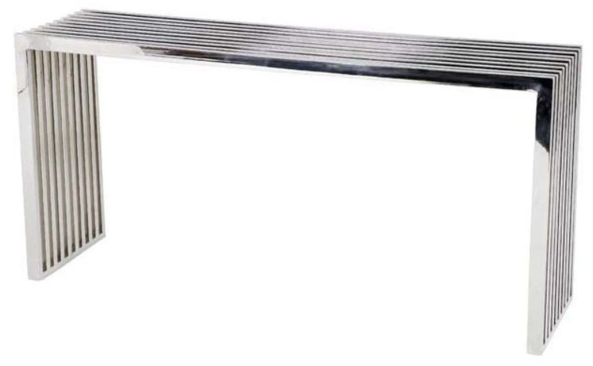 Casa Padrino mesa de centro de lujo de acero inoxidable 150 x 38 x H. 73 cm - muebles de diseño