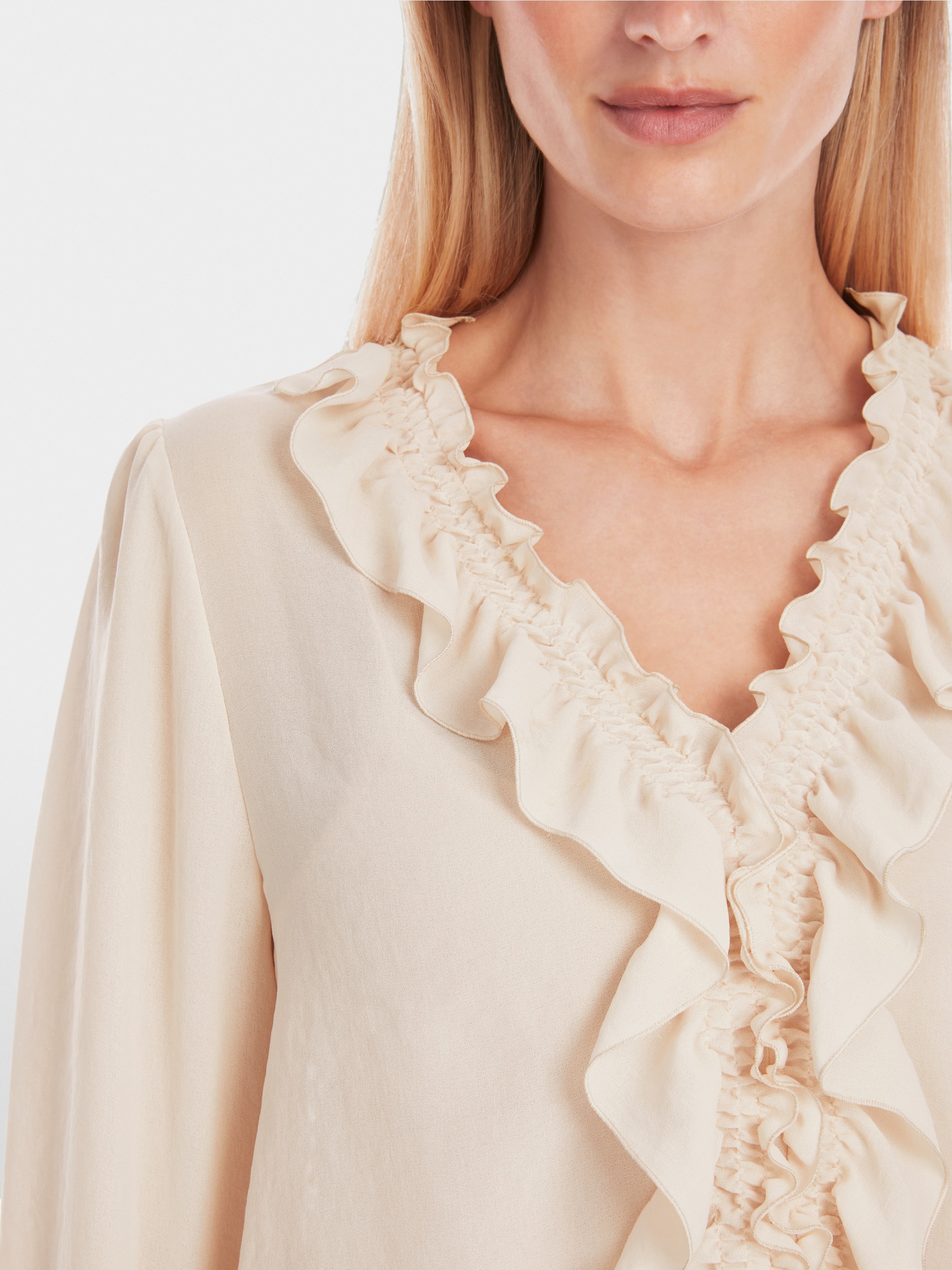 Marc-Cain Rethink Together ruched blouse