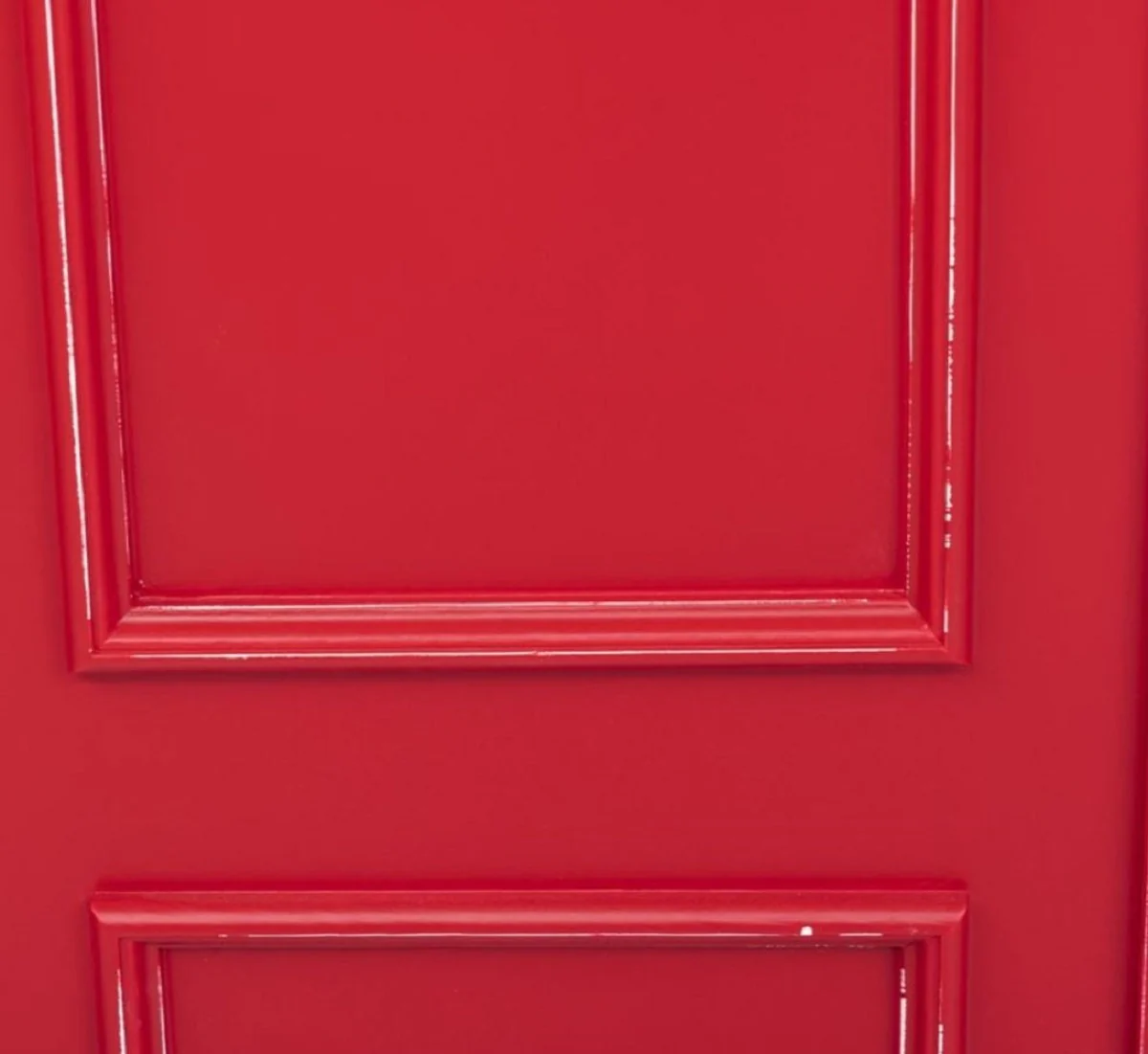 Casa Padrino armario de ropa de estilo campestre shabby chic rojo antiguo 110 x 58 x A. 180 cm - Armario de dormitorio con 2 puertas - Muebles de dormitorio de estilo campestre shabby chic