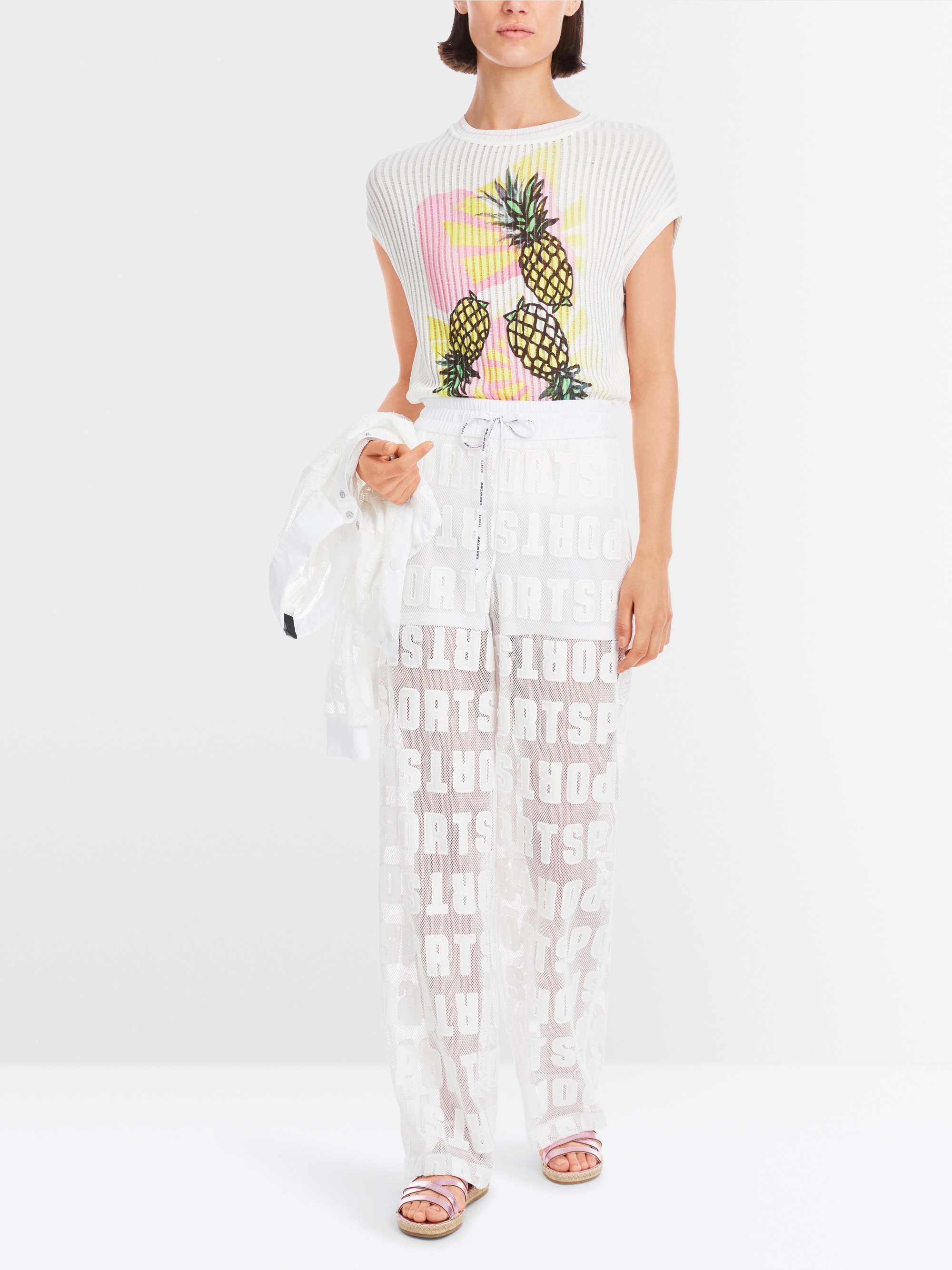 Marc-Cain WASHINGTON semi-transparent trousers