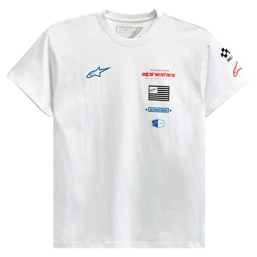 CAMISETA ALPINESTARS H-BLOCK BLANCO