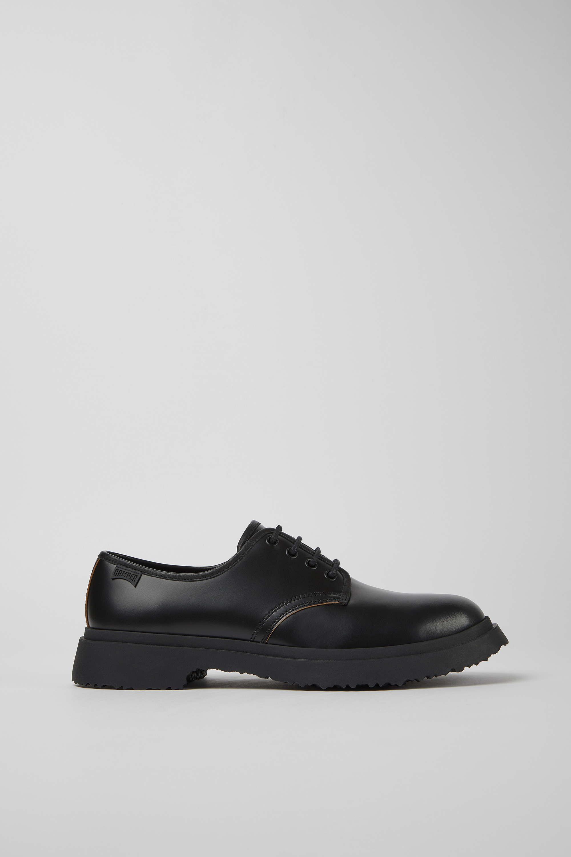 Walden - Black leather lace-up shoes for men
