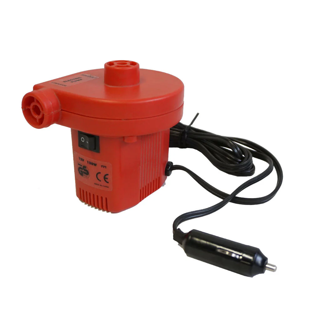Hinchador eléctrico Camping Sport 12V 120W coche/red - rojo